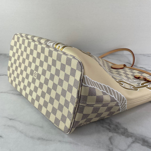 Louis Vuitton Damier Azur Nautical Neverfull MM