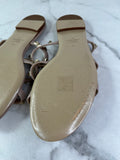 VALENTINO Poudre Rockstud Flat Slide Sandals Size 37