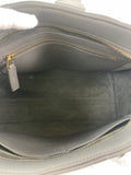 Saint Laurent Grey Calfskin Matelasse Chevron Small Monogram Cabas Shoulder/Crossbody Bag