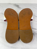 LOUIS VUITTON Escale Pastel Lock It Monogram Flat Mules Size 37