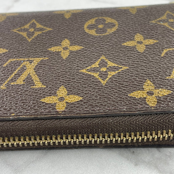 Louis Vuitton Brown/Rose Ballerine Monogram Zippy Wallet