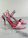 CHRISTIAN LOUBOUTIN Miss Z 80 floral sandals Size 38.5