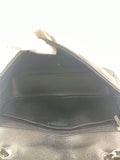 CHANEL Black Caviar SHW Classic Jumbo Single Flap Bag