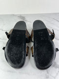 LOUIS VUITTON Monogram Bom Dia Mule Sandals Size 37