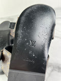 LOUIS VUITTON Monogram Bom Dia Mule Sandals Size 37