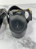 LOUIS VUITTON Monogram Bom Dia Mule Sandals Size 37
