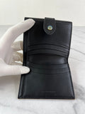 BURBERRY Black House Check Luna French Wallet