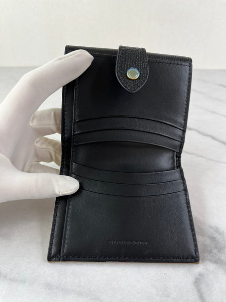 BURBERRY Black House Check Luna French Wallet