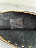 VALENTINO Black Leather Rockstud Clutch