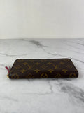LOUIS VUITTON Monogram Fuchsia Clemence Wallet