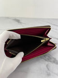 LOUIS VUITTON Monogram Fuchsia Clemence Wallet