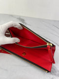 LOUIS VUITTON Monogram Coquelicot Red Adele Wallet
