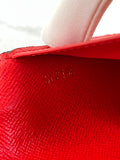 LOUIS VUITTON Monogram Coquelicot Red Adele Wallet