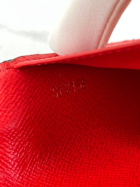 LOUIS VUITTON Monogram Coquelicot Red Adele Wallet