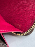 LOUIS VUITTON Monogram Fuchsia Clemence Wallet