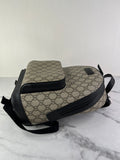 GUCCI Black GG Supreme Monogram Small Eden Day Backpack