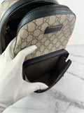 GUCCI Black GG Supreme Monogram Small Eden Day Backpack