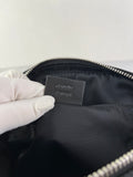 GUCCI Black Canvas Web Slim Belt Bag