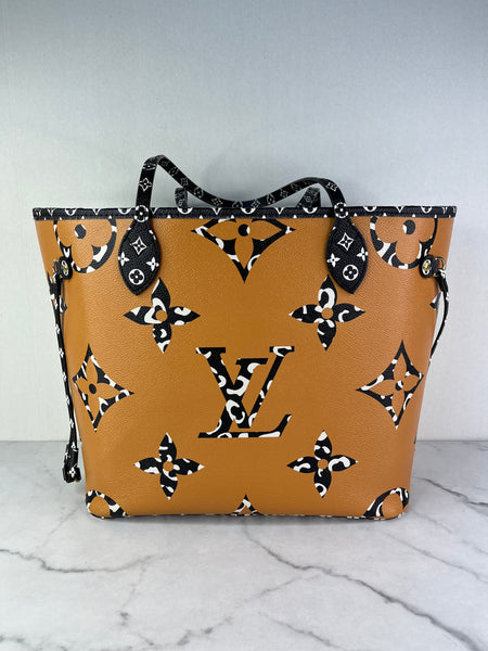 LOUIS VUITTON Monogram Giant Jungle Neverfull MM Tote Shoulder Bag