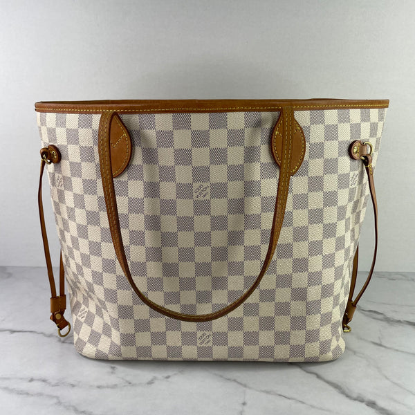 LOUIS VUITTON Damier Azur Neverfull MM