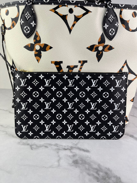 LOUIS VUITTON Monogram Giant Jungle Neverfull MM Tote Shoulder Bag