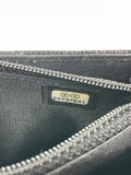 Chanel Black Caviar Chevron Quilted Square Wallet On Chain WOC Crossbody/Shoulder Bag