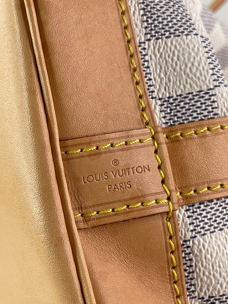 LOUIS VUITTON Damier Azur Noé BB bucket crossbody/shoulder bag