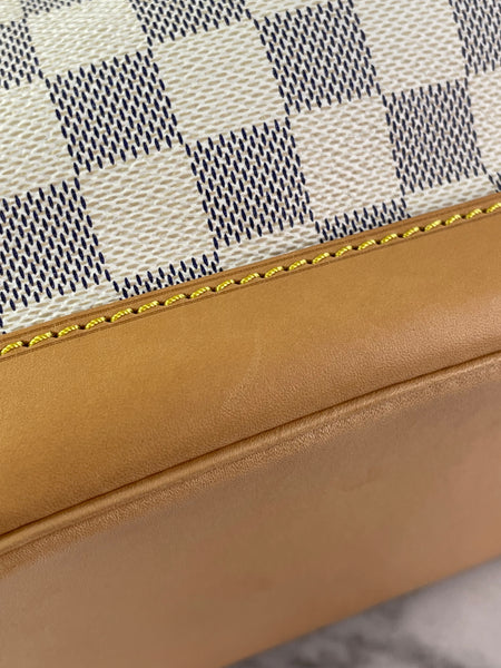 LOUIS VUITTON Damier Azur Noé BB bucket crossbody/shoulder bag