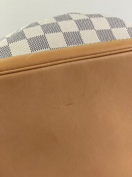 LOUIS VUITTON Damier Azur Noé BB bucket crossbody/shoulder bag