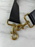 SAINT LAURENT Black Calfskin Quilted ES Giant Travel Shoulder Bag