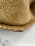 CHANEL Dark Gold Metallic Calfskin Quilted Medium Boy Flap Bag