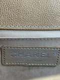 CHANEL Dark Gold Metallic Calfskin Quilted Medium Boy Flap Bag