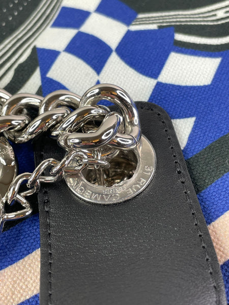 CHANEL Multicolor Canvas Large La Pausa Bay Shopping Tote Shoulder Bag