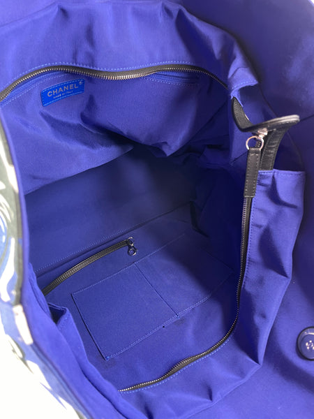 CHANEL Multicolor Canvas Large La Pausa Bay Shopping Tote Shoulder Bag