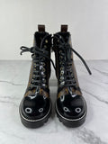 LOUIS VUITTON Monogram Star Trail Ankle Boots Size 37