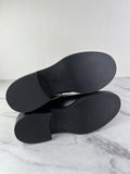 LOUIS VUITTON Black Calfskin Wonderland Flat Ranger Boots Size 36.5
