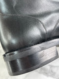 LOUIS VUITTON Black Calfskin Wonderland Flat Ranger Boots Size 36.5