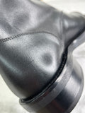 LOUIS VUITTON Black Calfskin Wonderland Flat Ranger Boots Size 36.5