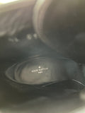 LOUIS VUITTON Black Calfskin Wonderland Flat Ranger Boots Size 36.5