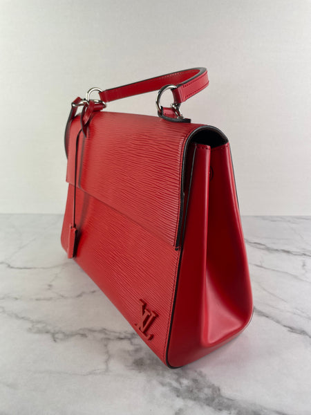 Louis Vuitton Red Epi Cluny MM Shoulder Bag