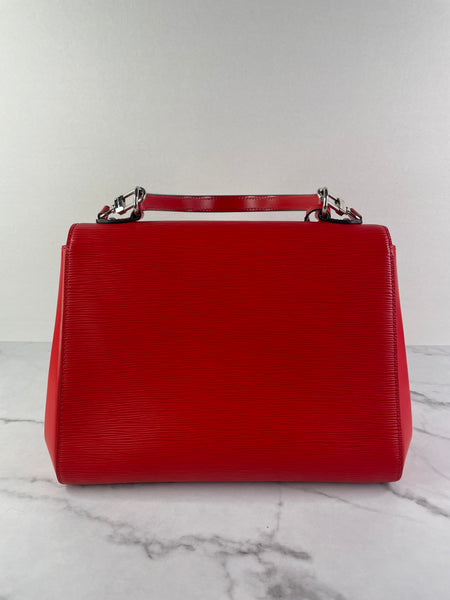 Louis Vuitton Red Epi Cluny MM Shoulder Bag