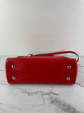 Louis Vuitton Red Epi Cluny MM Shoulder Bag