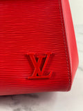 Louis Vuitton Red Epi Cluny MM Shoulder Bag