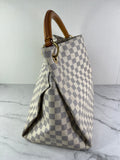 LOUIS VUITTON Damier Azur Artsy MM Shoulder Bag