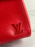 Louis Vuitton Red Epi Cluny MM Shoulder Bag