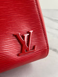 Louis Vuitton Red Epi Cluny MM Shoulder Bag