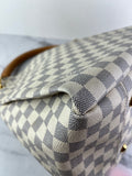 LOUIS VUITTON Damier Azur Artsy MM Shoulder Bag
