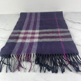 Burberry Purple Cashmere Scarf