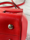 Louis Vuitton Red Epi Cluny MM Shoulder Bag