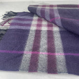 Burberry Purple Cashmere Scarf